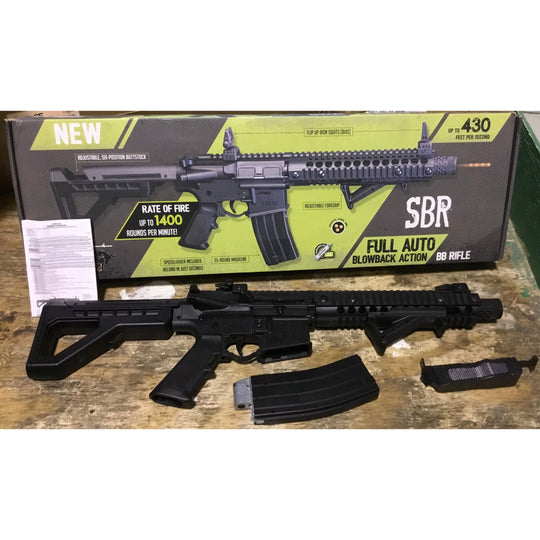 DPMS SBR Full Auto Blowback Action BB Rifle